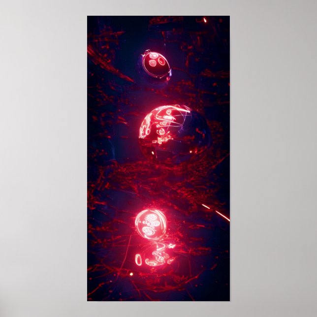 Poster Une sphère rouge 56 - A.I. (Devant)