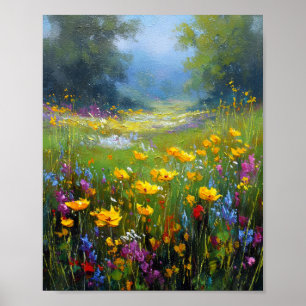 Poster Une Symphonie de Floraison Estivale : Fleurs Sauva