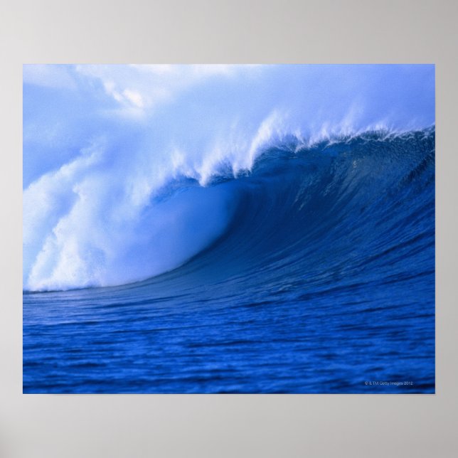 Poster une vague qui s'écrase (Devant)