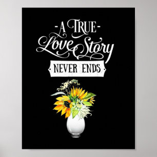 Poster Une Véritable Histoire D'Amour Ne Se Termine Ja