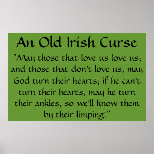 Poster Une vieille malédiction irlandaise