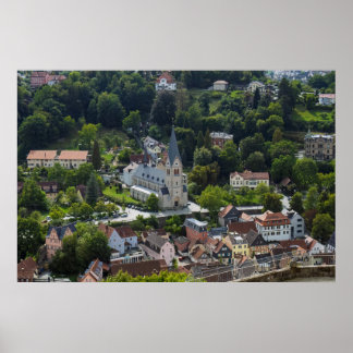 Poster Une ville allemande