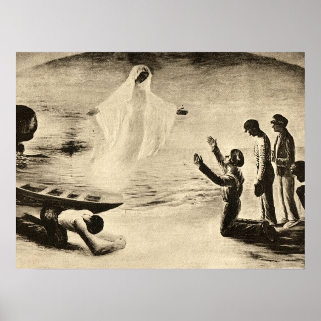 Poster Une vision de la Vierge Marie (Devant)