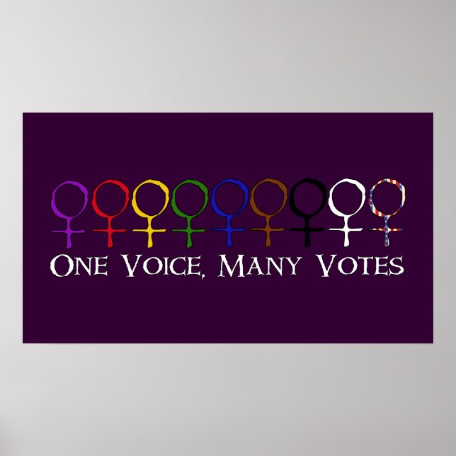 Poster Une voix, beaucoup de voix (Devant)