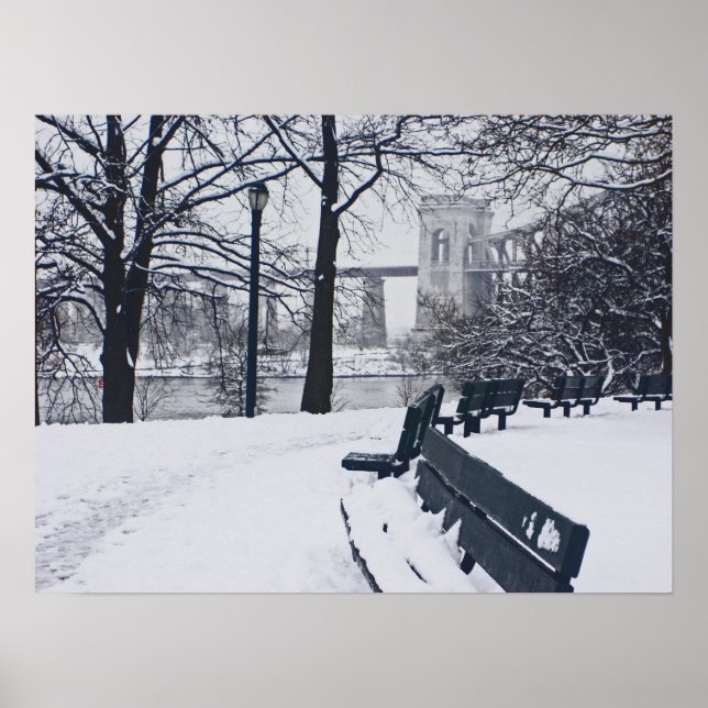 Poster Une vue de l'affiche du pont Hellgate (Devant)