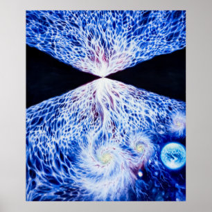 Poster Une vue de l'univers après le big bang