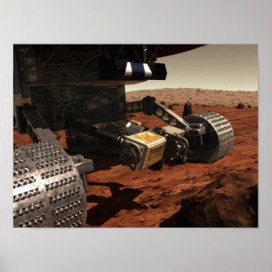 Poster Une vue en gros plan du bras sur Mars de la NASA