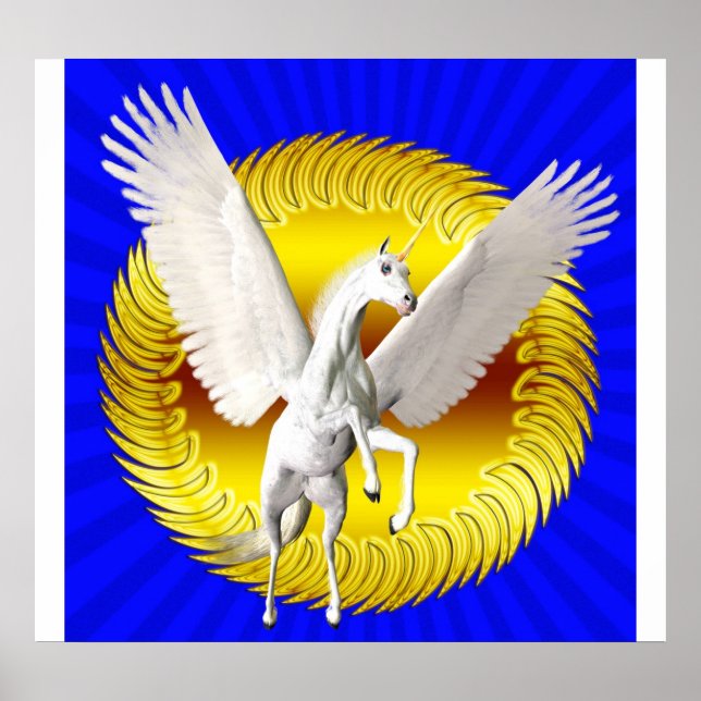 POSTER UNICORN DE VOL (Devant)