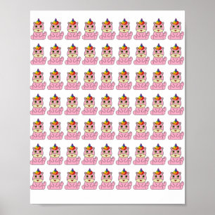 Poster Unicorn Est Un Design Sympa