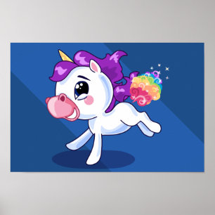 Poster Unicorn Farts