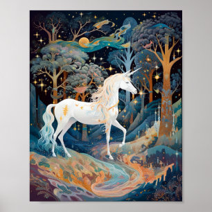Poster Unicorn Imaginaire Art