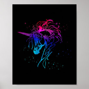 Poster Unicorn Magic Horse Imaginaire Vintage Art Love Gr
