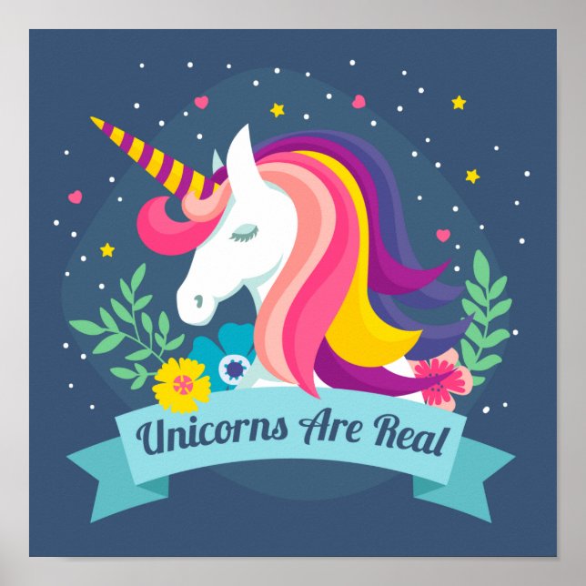 Poster Unicorne (Devant)