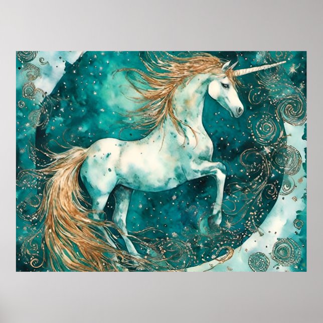 Poster Unicorne (Devant)