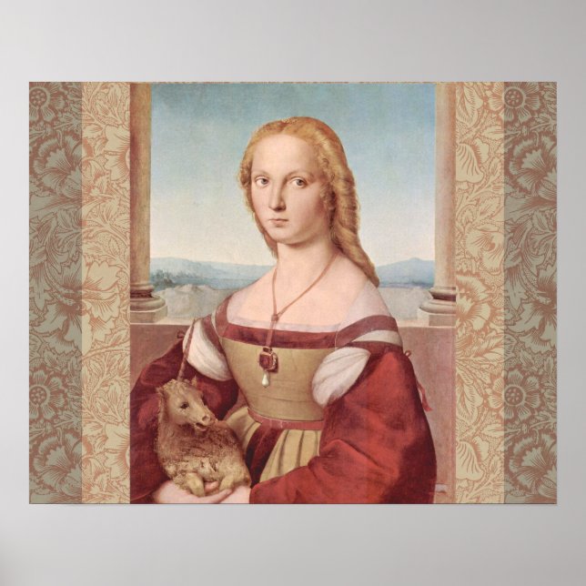 Poster Unicorne et la dame (Devant)