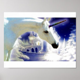 Poster Unicorne magique