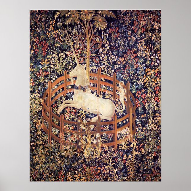 Poster Unicorne psychédélique (Devant)