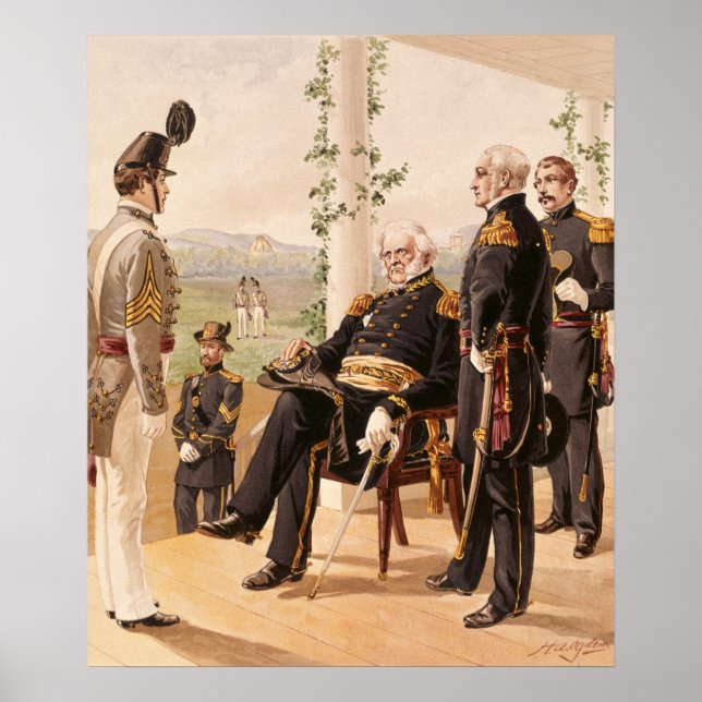 Poster Uniformes de l'armée américaine (Devant)