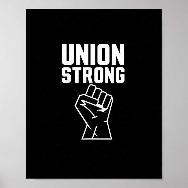 Poster Union Fière Union Solide Solidarité Soutenir Nos N (Devant)