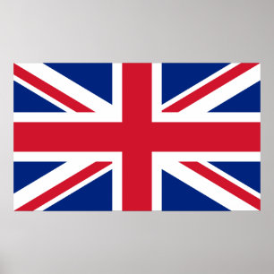 Poster Union Jack britannique