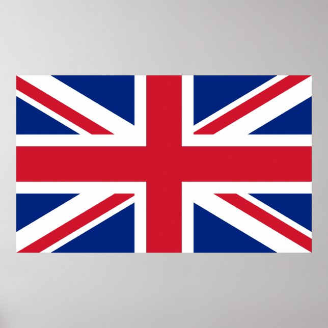 Poster Union Jack britannique (Devant)