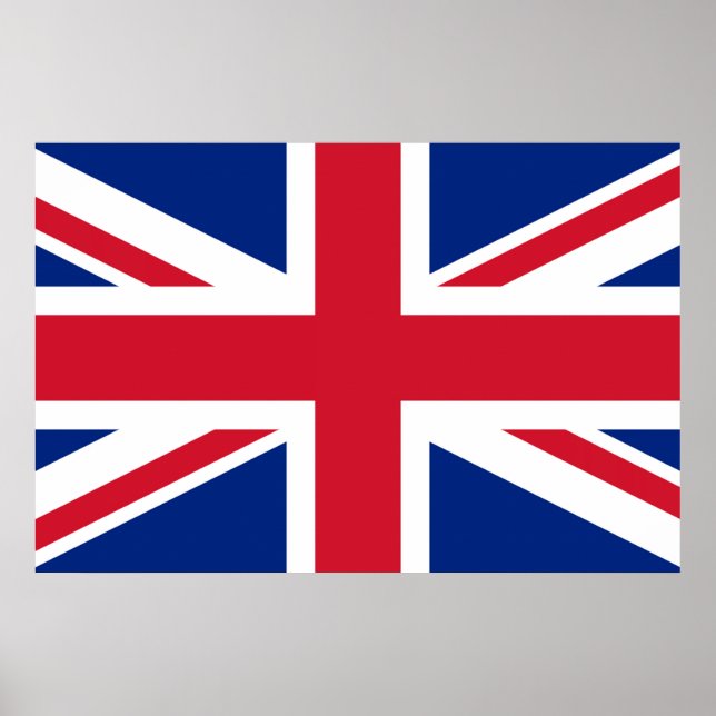 Poster Union Jack ~ Drapeau britannique (Devant)