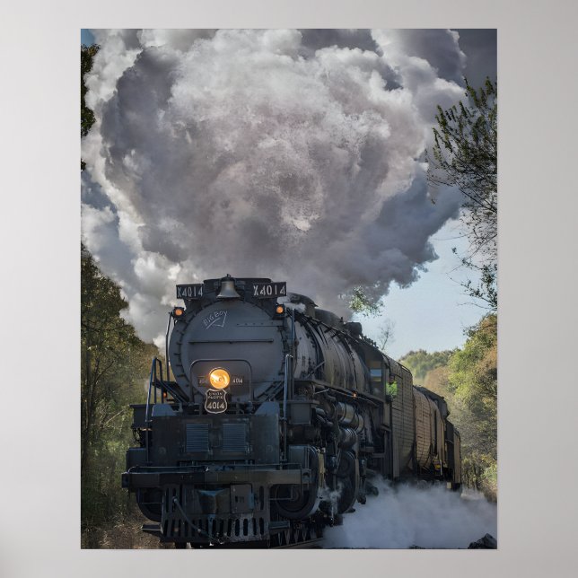 Poster Union Pacific Big Boy 4014 à l'affiche Hope Arkans (Devant)