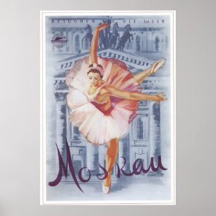 Poster Union soviétique "Ballet russe" 1959