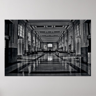 Poster Union Station Kansas City Missouri MO Canvas Print