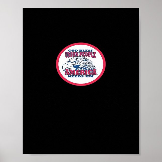 Poster Union Strong Funny Meme Classic (Devant)