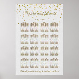Poster Unique Royal Gold Foil Mariage