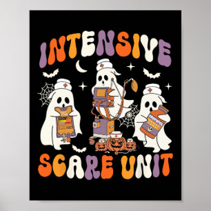 Poster Unité de soins intensifs Infirmière fantôme Infirm