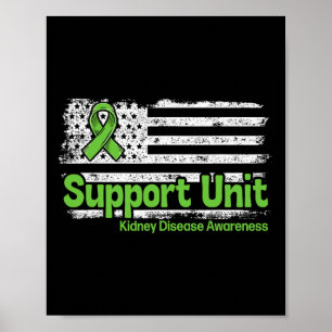Poster Unité de soutien aux maladies Indicateur Sensibili