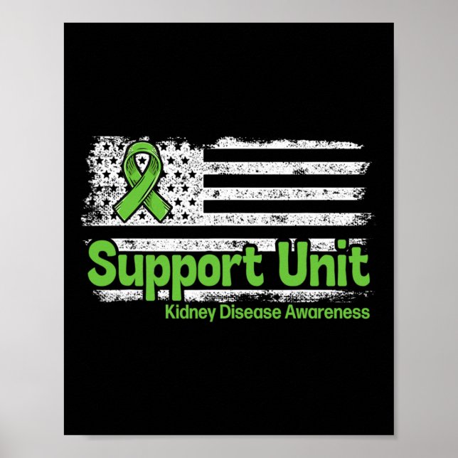 Poster Unité de soutien aux maladies Indicateur Sensibili (Devant)