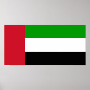 Poster United Arab Emirat Flag