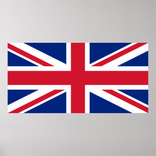 Poster United Kingdom (British Flag) (Union Jack) (UK) GB