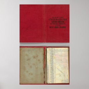 Poster United States, Canada, Mexico, Central America