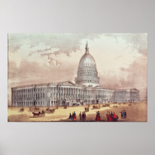 Poster United States Capitol, Washington D.C.