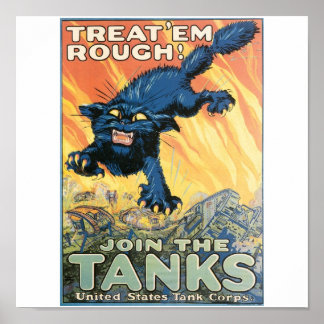 Poster United States Tank Corps. vers 1918