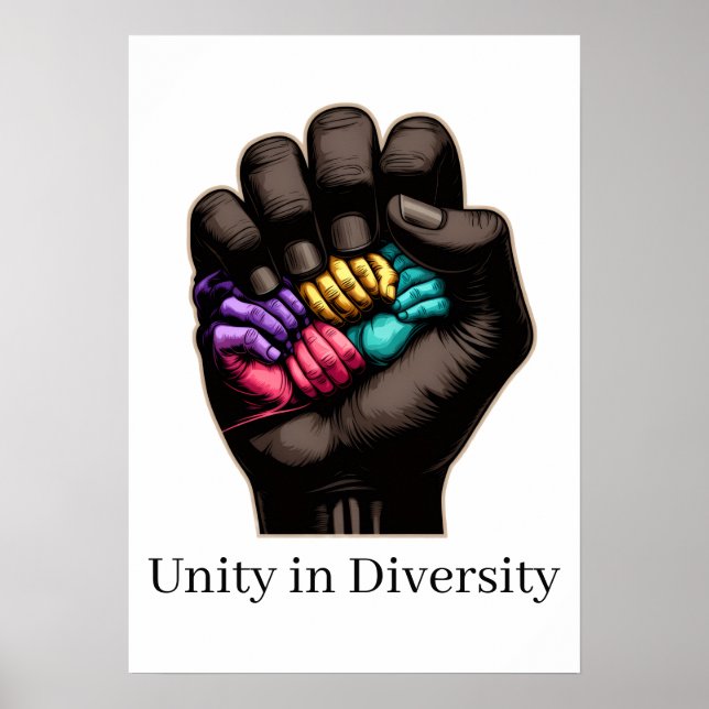 Poster Unity in Diversity (Devant)
