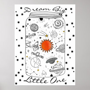Poster Univers dans un rêve Jar Big Little One