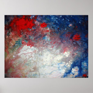 Poster Universe - Art Abstrait Cosmos Voie Lactée