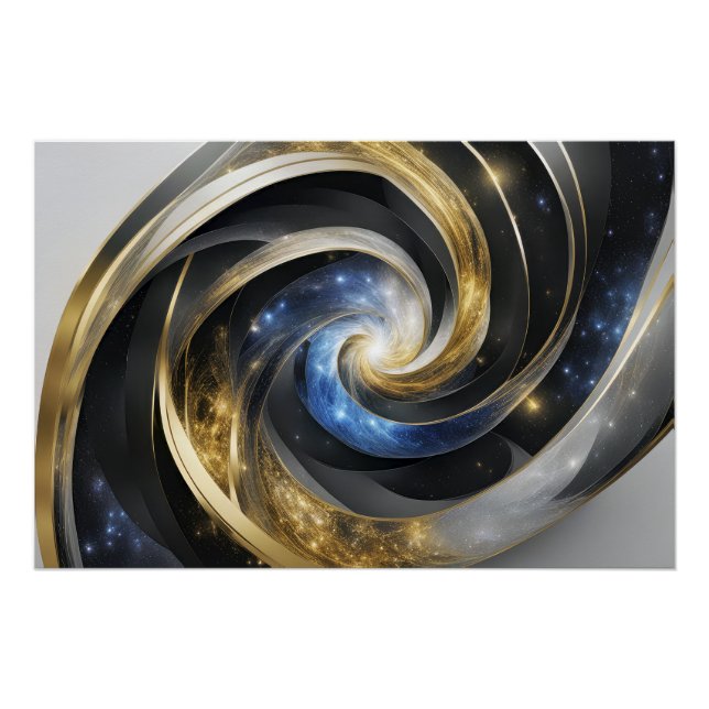 Poster Universe in an Abstract Spiral (Devant)