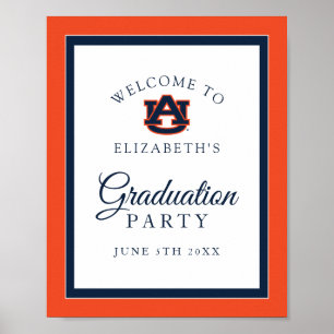 Poster Université d'Auburn   Graduation