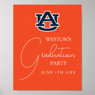 Poster Université d'Auburn Graduation Party