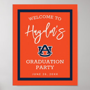 Poster Université d'Auburn Graduation Party