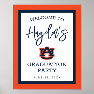 Poster Université d'Auburn Graduation Party