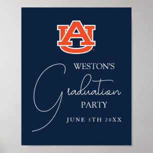 Poster Université d'Auburn Graduation Party