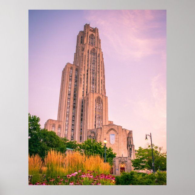 Poster Université de Pittsburgh Cathédrale d'Apprentissag (Devant)