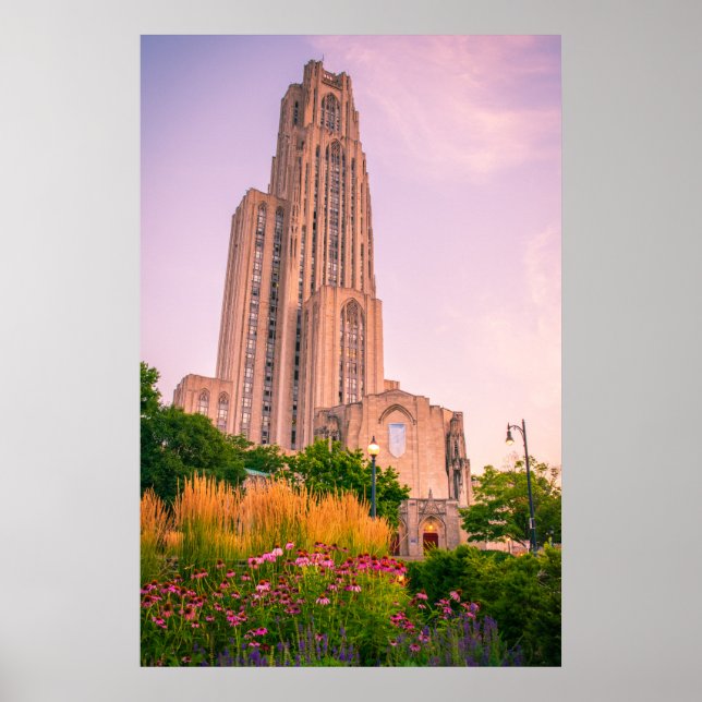 Poster Université de Pittsburgh Cathédrale d'Apprentissag (Devant)